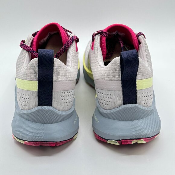 Women's Nike Pegasus React Trail 4 Running Shoes Light Purple Yellow DJ6159-002 - Picture 5 of 14